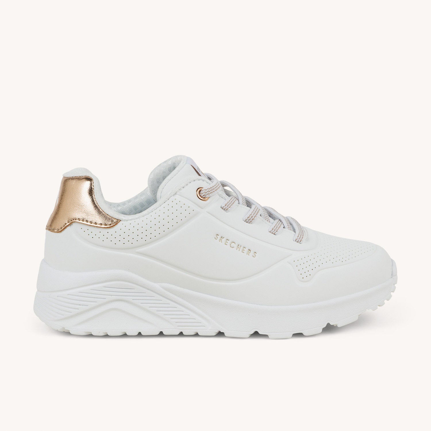 Baskets Enfant SKECHERS UNO LITE Blanc