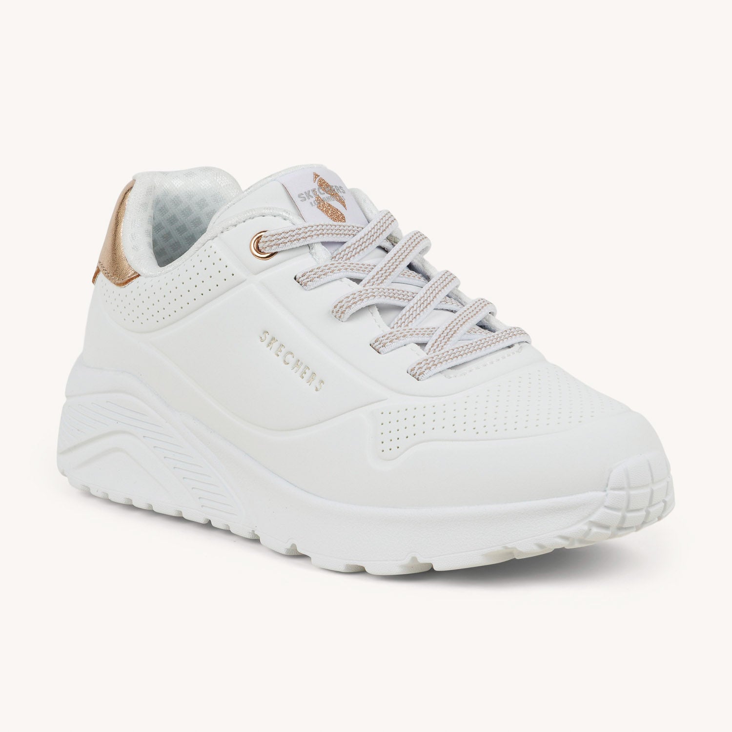 Baskets Enfant SKECHERS UNO LITE Blanc
