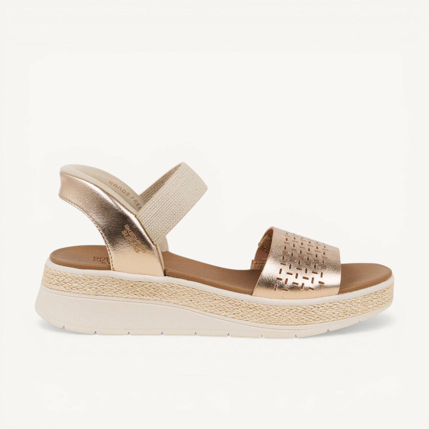 Sandales Femme SKECHERS BOS SUN RAY SLIP INS Or/Bronze