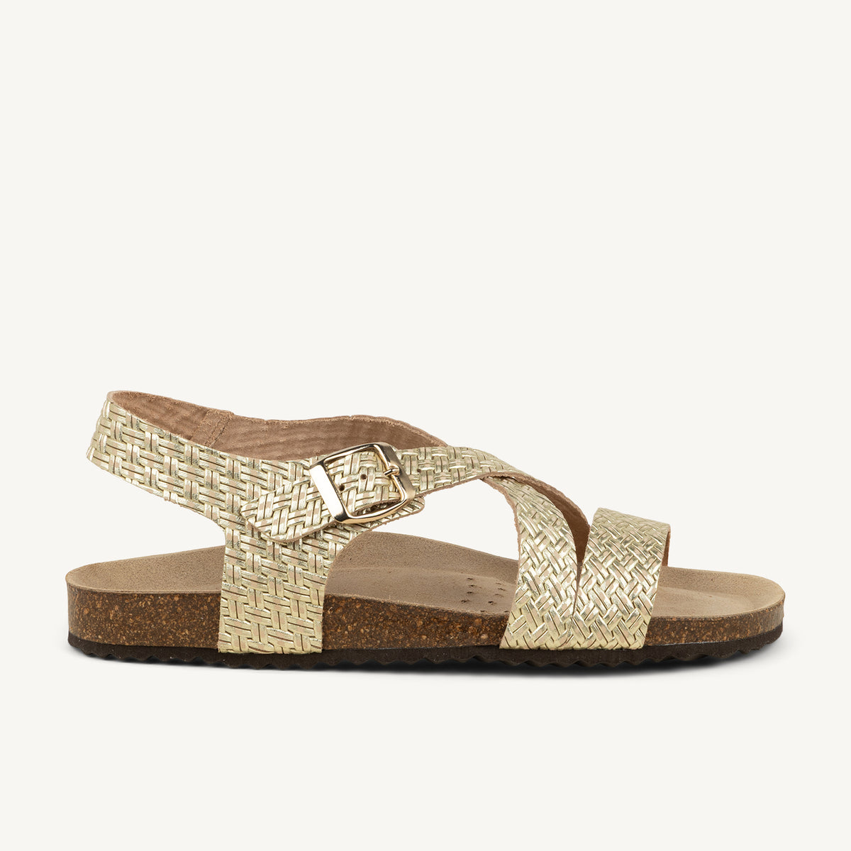 Sandales Femme GEOX BRIONIA Or/Bronze