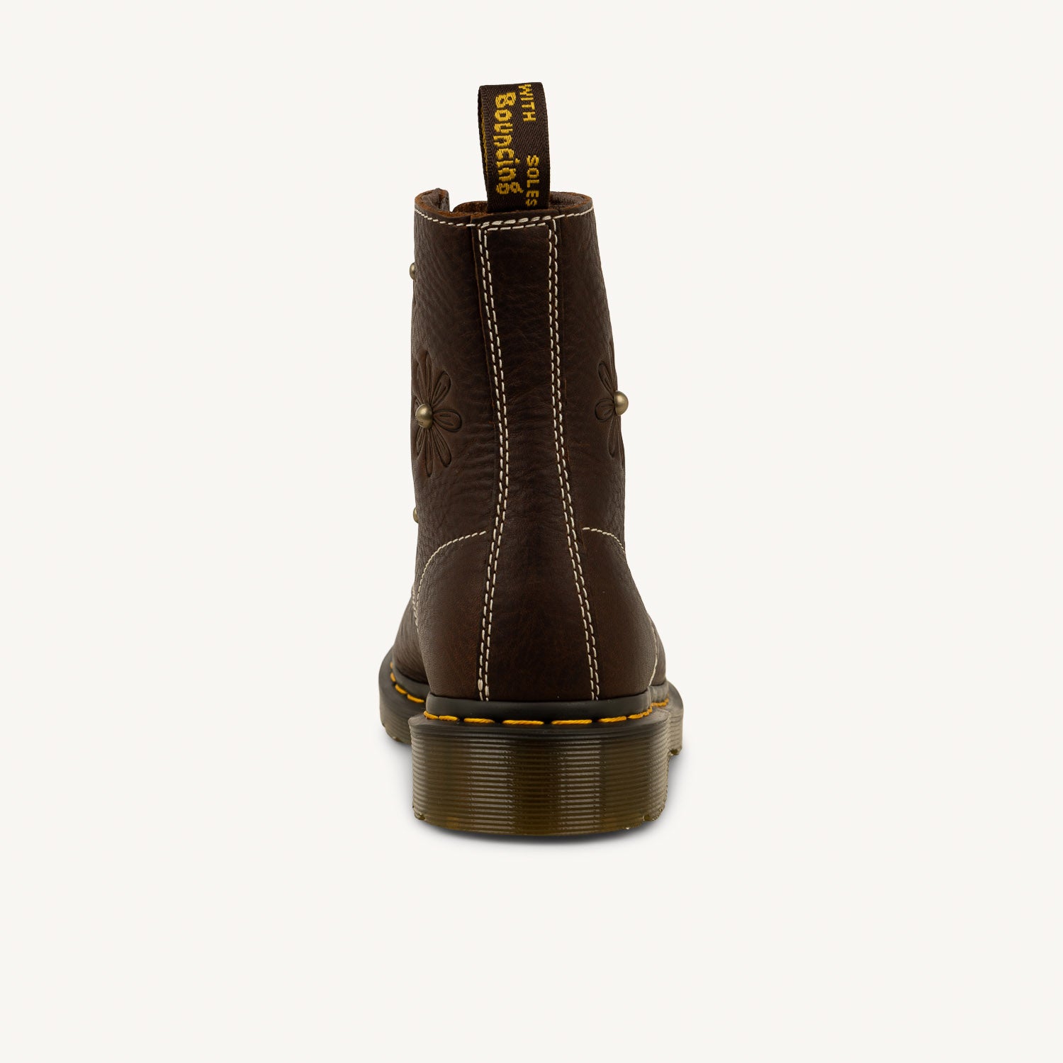 Boots et bottines Femme DOC MARTENS 1460 FLOWER Marron