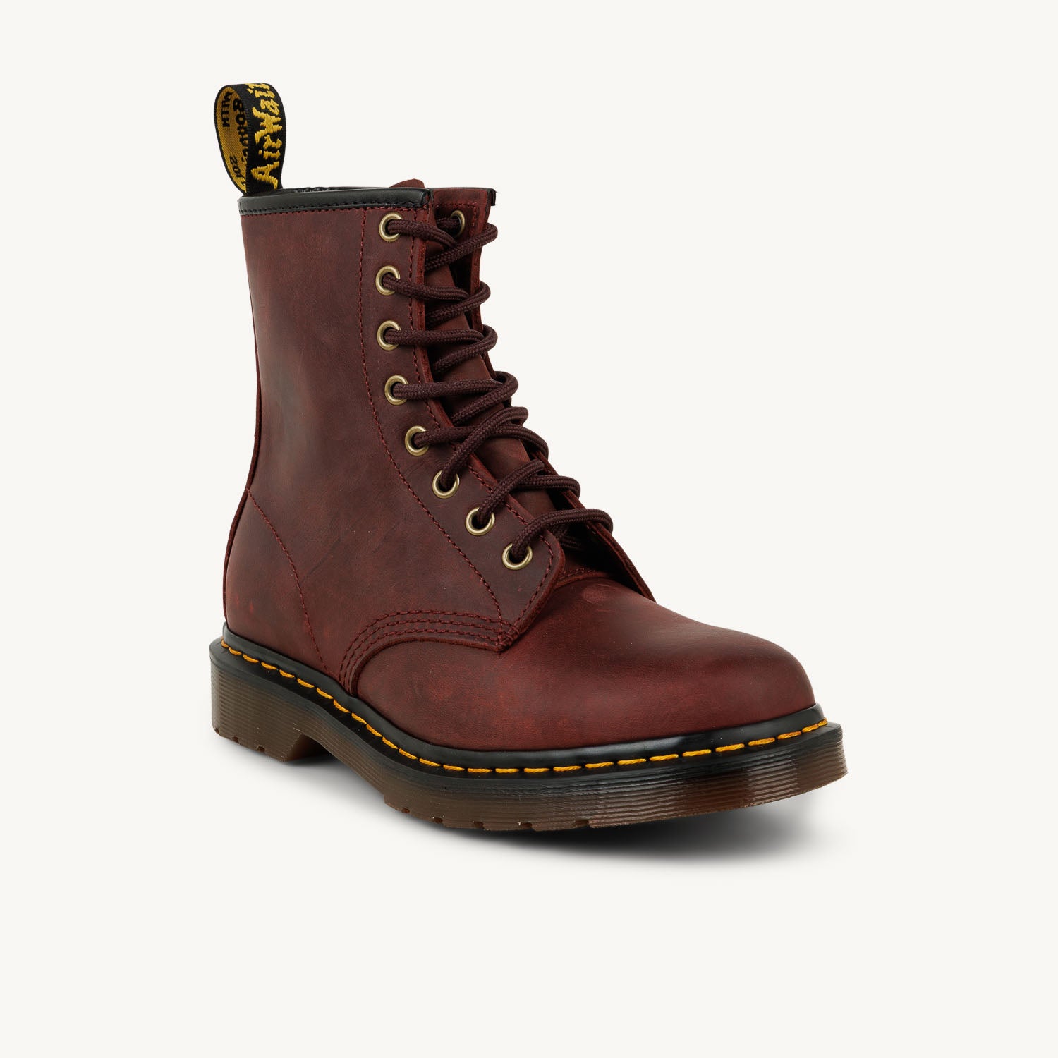 Boots et bottines Femme DOC MARTENS 1460 CRAZY HORSE- 11822 Marron
