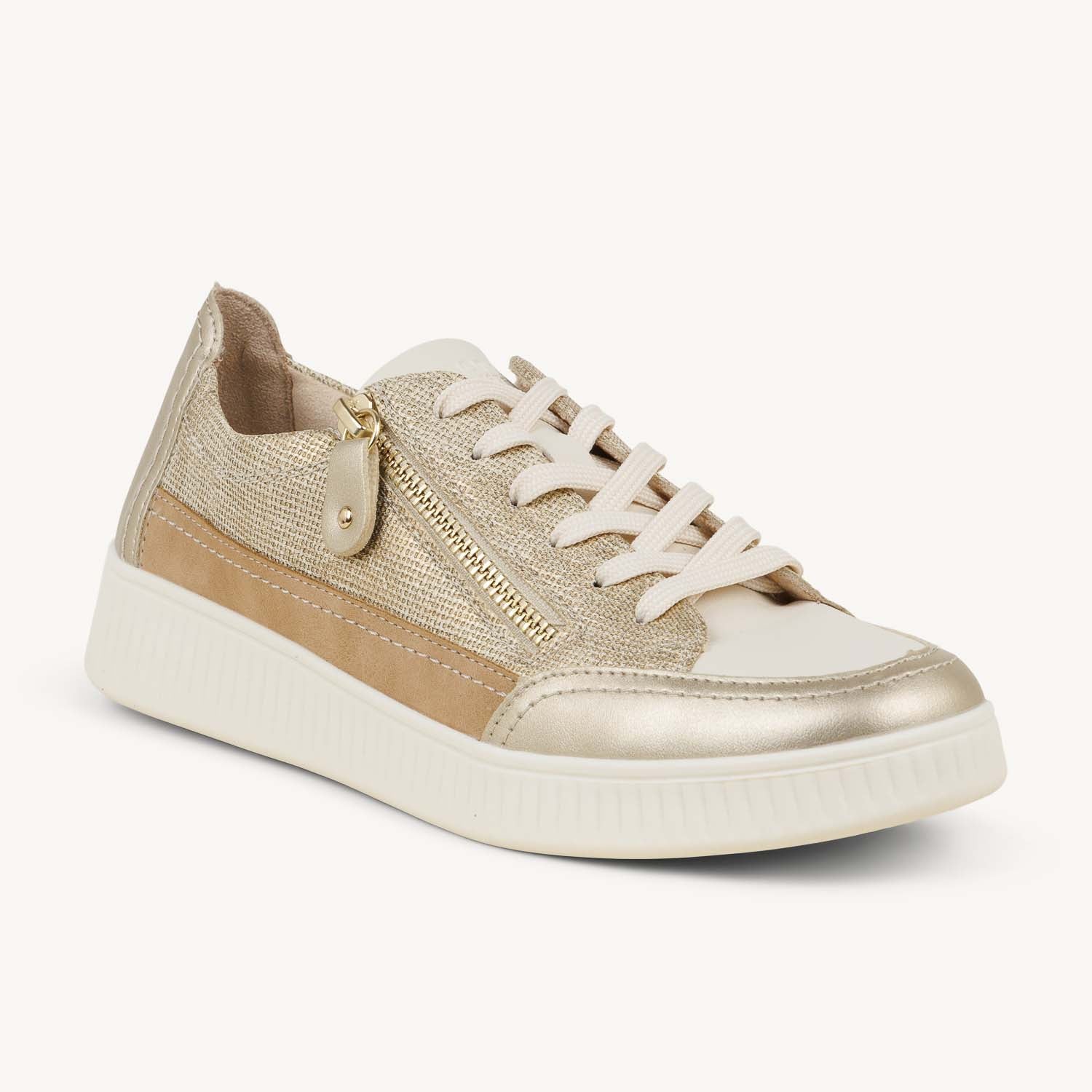 Baskets Femme REMONTE REMATO Beige