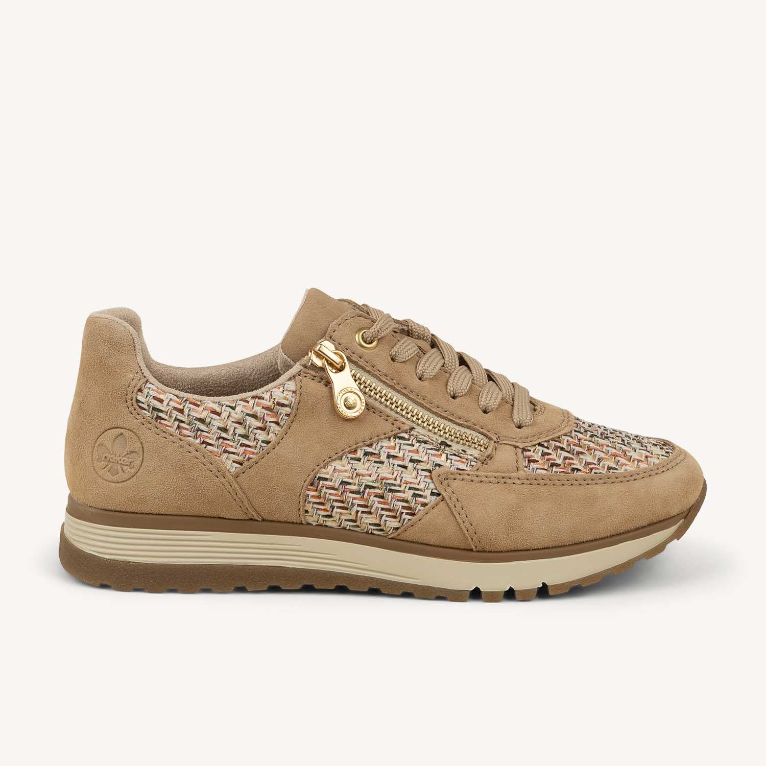Baskets Femme RIEKER 49010 - RIELA Beige