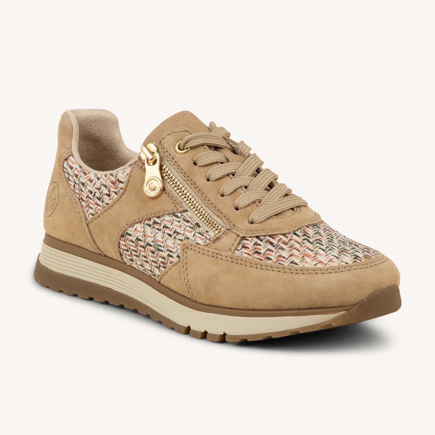 Baskets Femme RIEKER 49010 - RIELA Beige