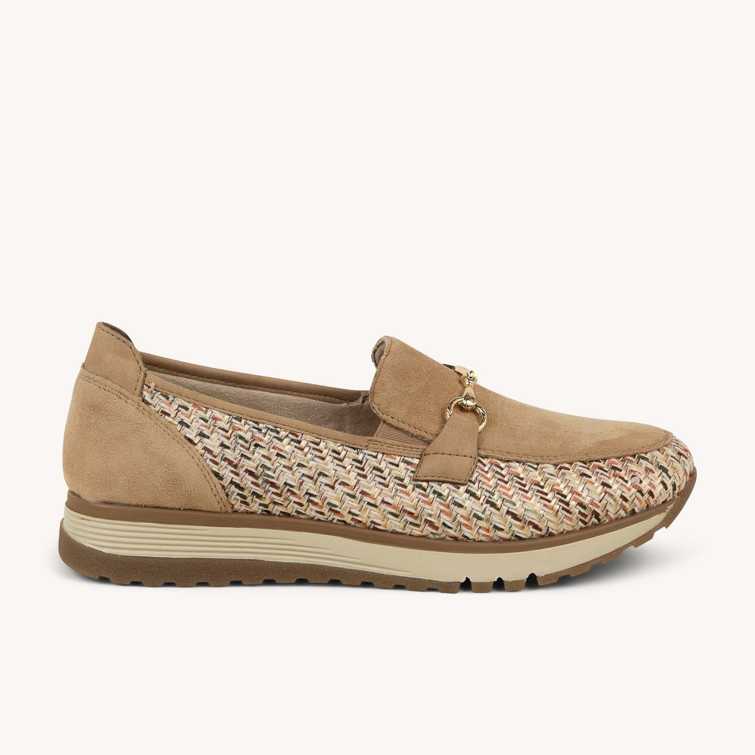 Mocassins Femme RIEKER 49042 - RIEZA Beige