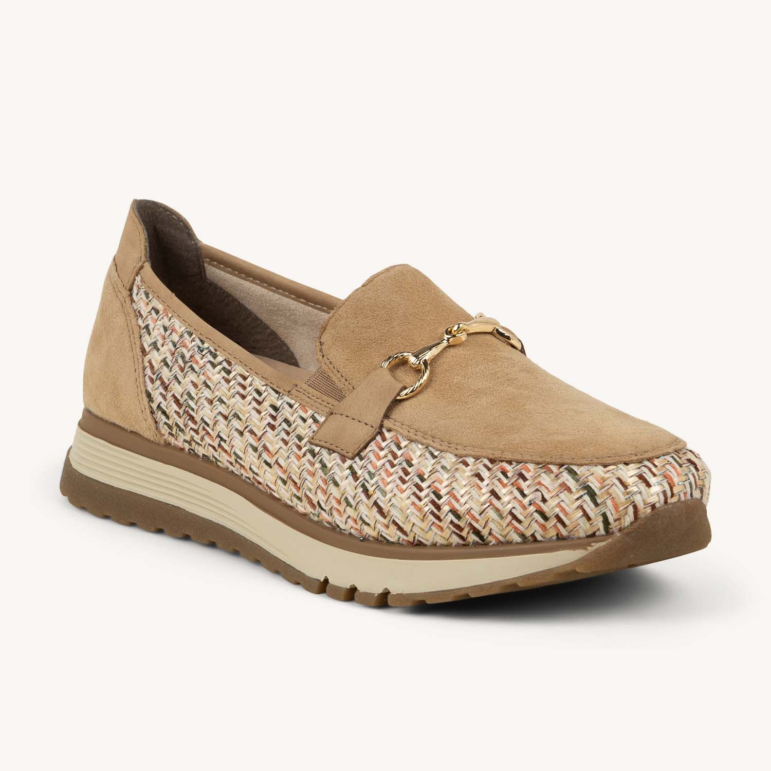 Mocassins Femme RIEKER 49042 - RIEZA Beige