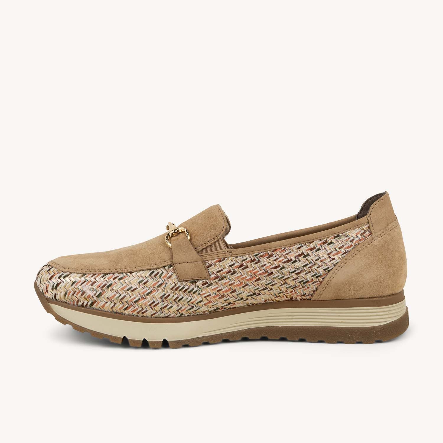 Mocassins Femme RIEKER 49042 - RIEZA Beige