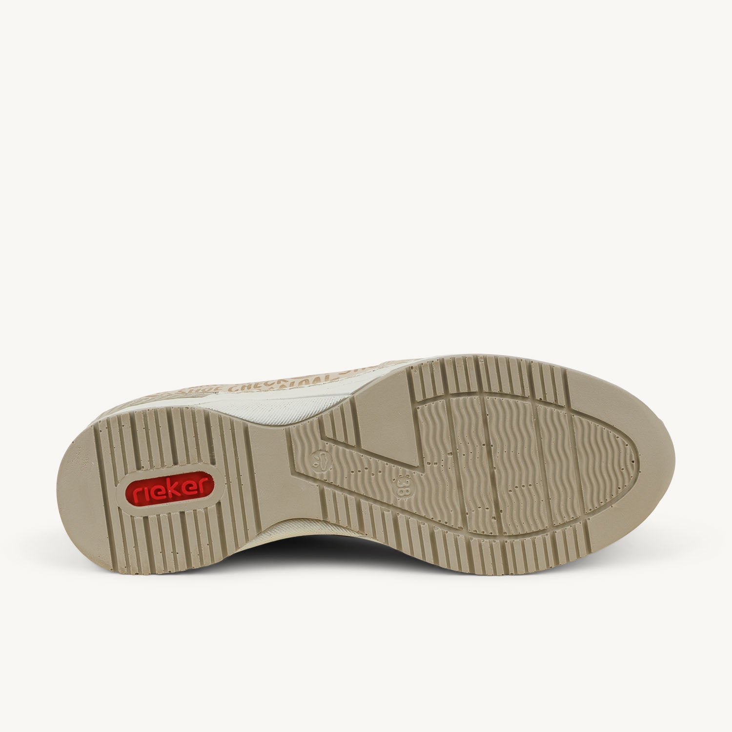 Baskets Femme RIEKER N4316 - RIENI Or/Bronze