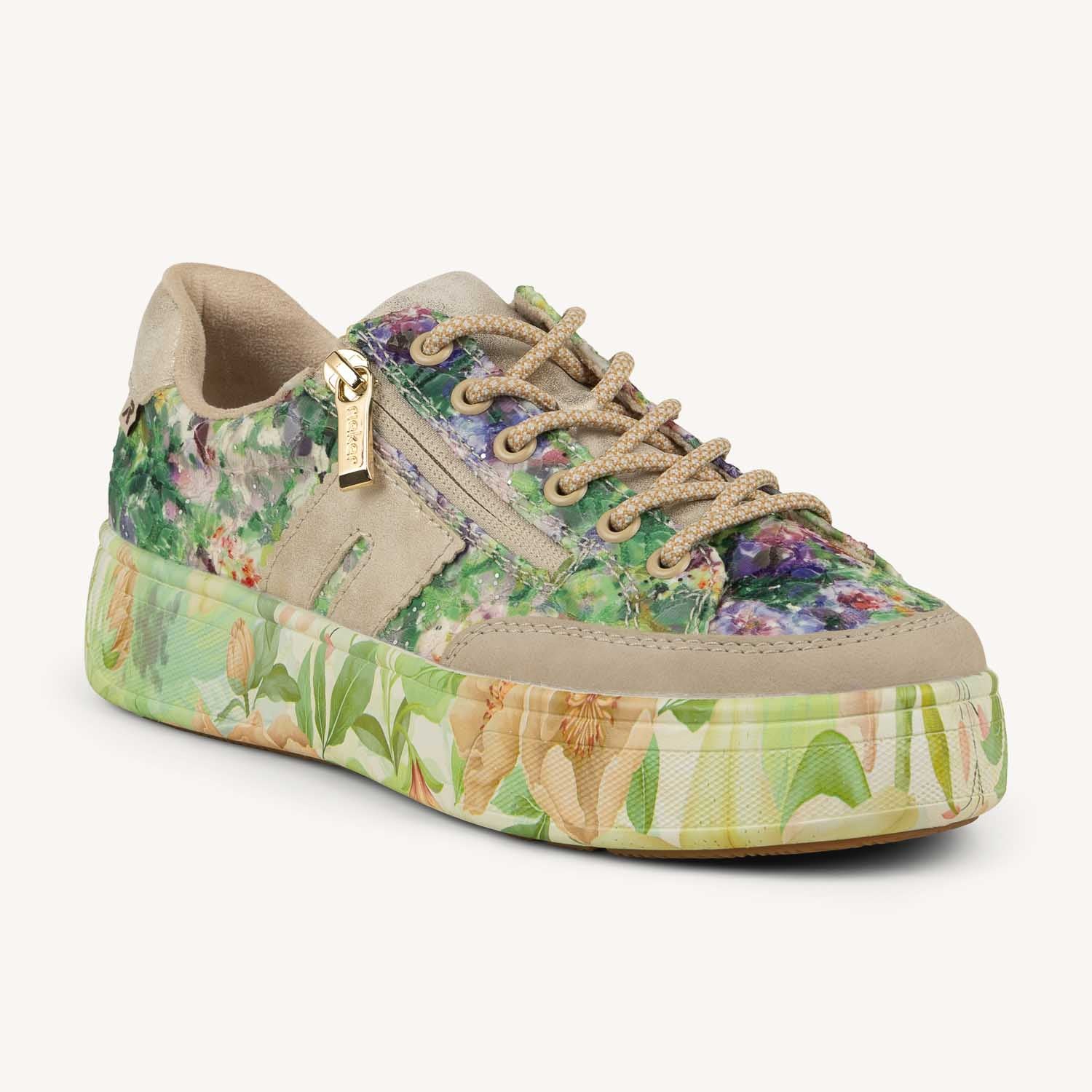 Baskets Femme RIEKER M7711 RIEVERT Vert