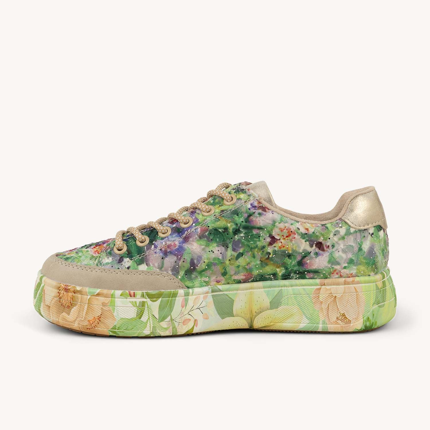 Baskets Femme RIEKER M7711 RIEVERT Vert