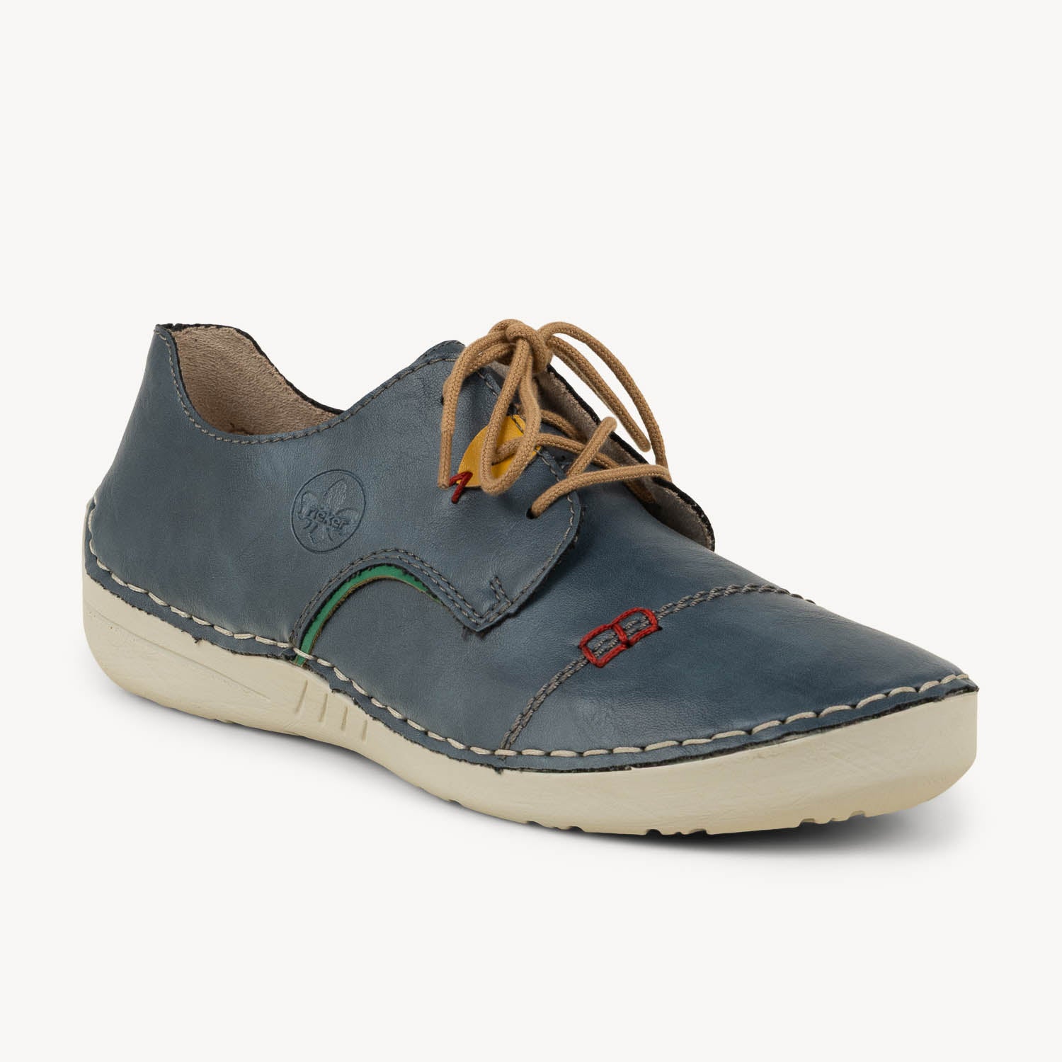 Derbies Femme RIEKER 52528 - RIEX Bleu