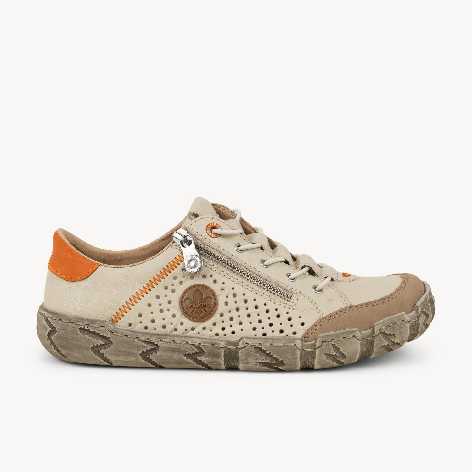 Baskets Femme RIEKER L0355 - RIEATRE Beige