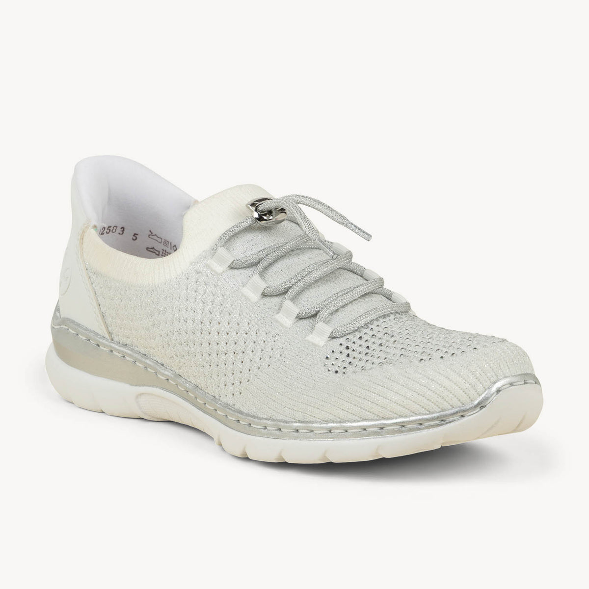 Baskets Femme RIEKER L3261 - RIENO Blanc