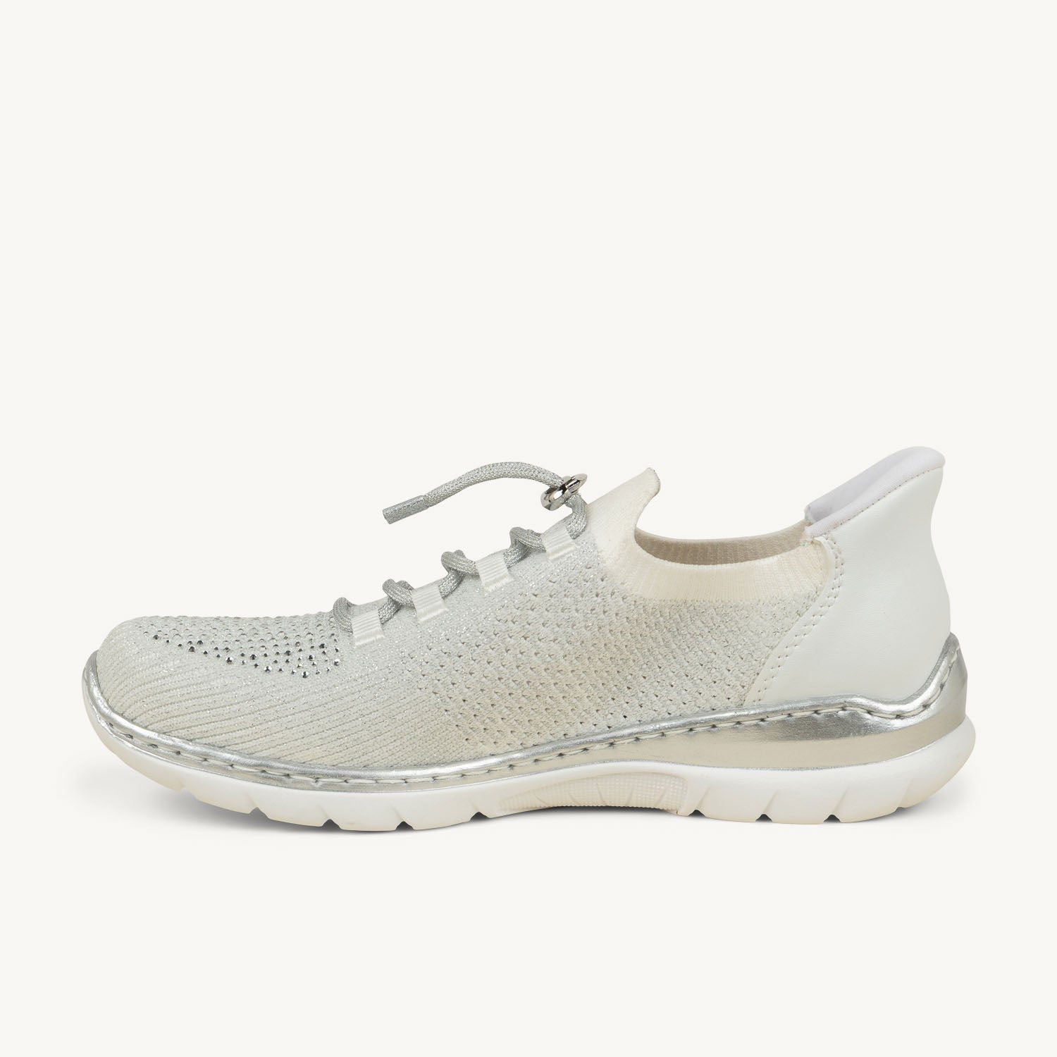 Baskets Femme RIEKER L3261 - RIENO Blanc