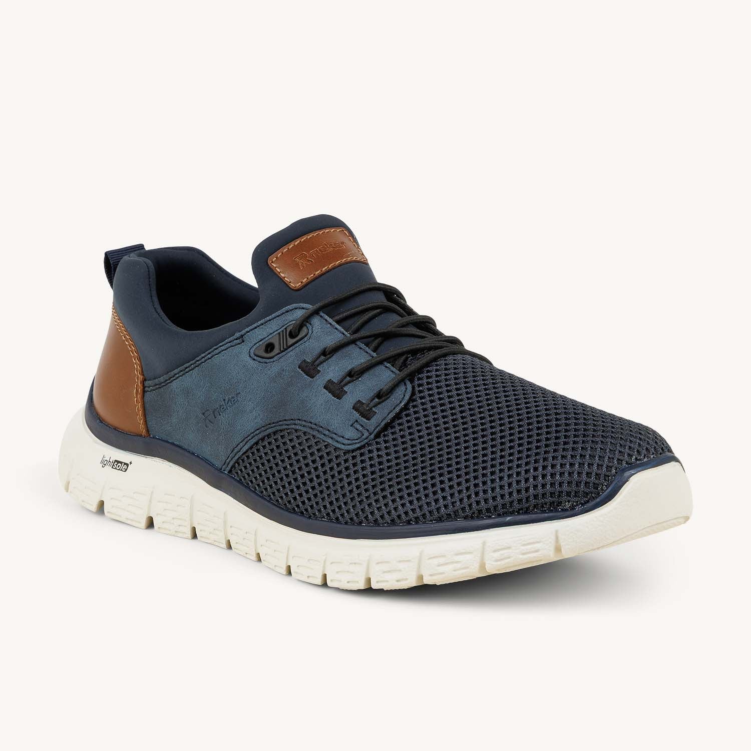 Baskets Homme RIEKER B6652 - RIESSE Bleu