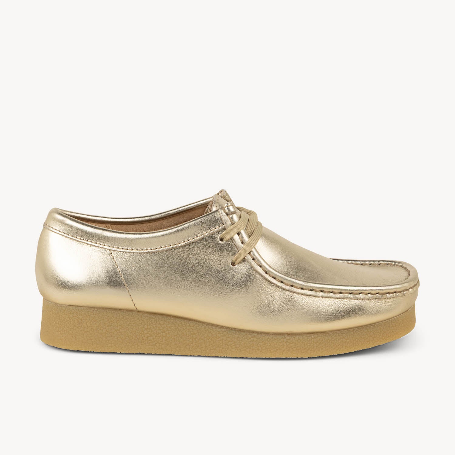 Derbies Femme CLARKS WALLABEE EVO Or/Bronze