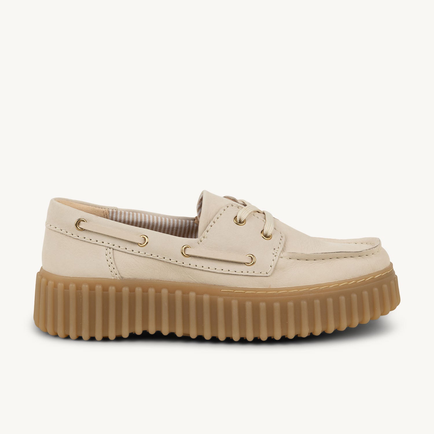 Chaussures bateau Femme CLARKS TORHILL BOAT 26186302 Beige