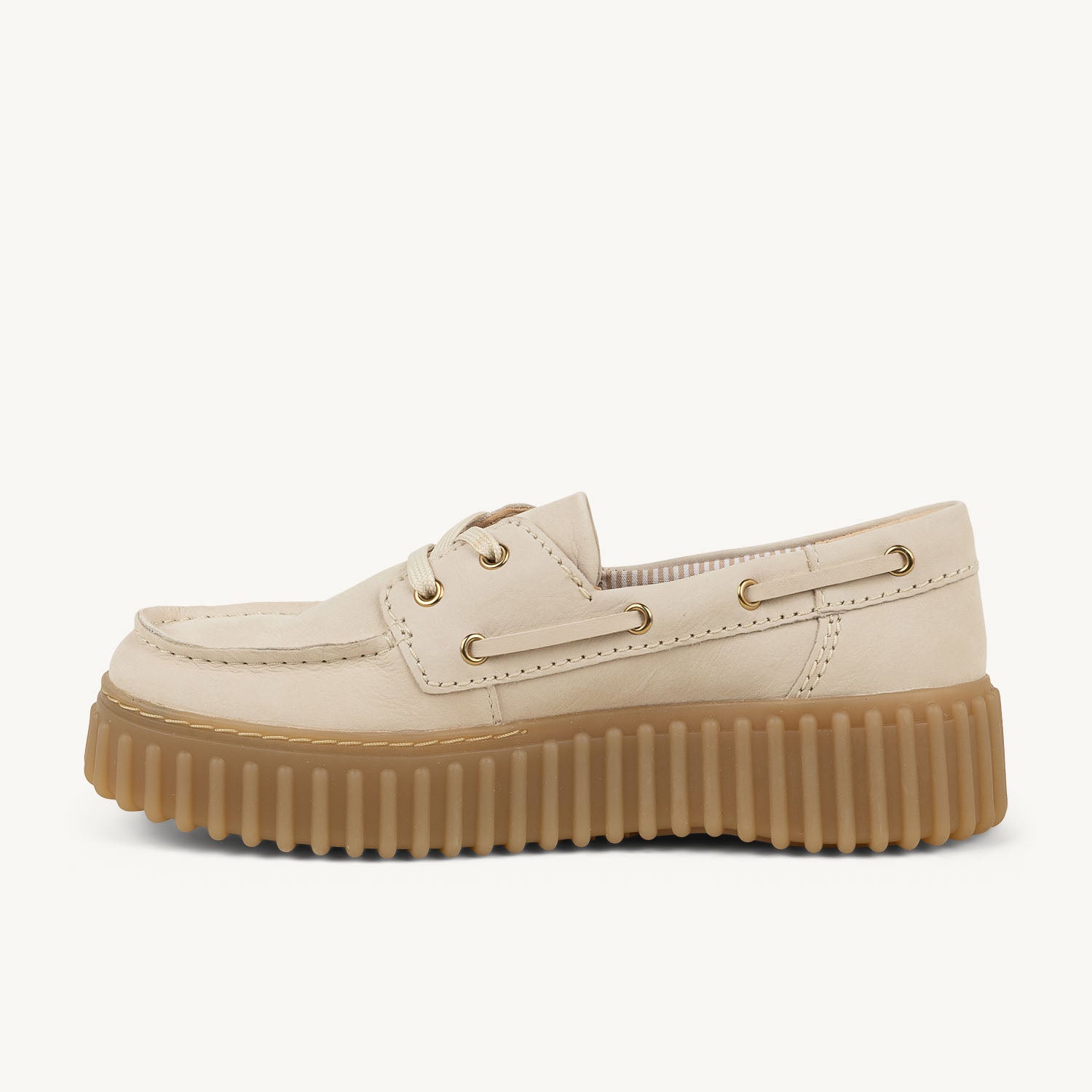 Chaussures bateau Femme CLARKS TORHILL BOAT 26186302 Beige