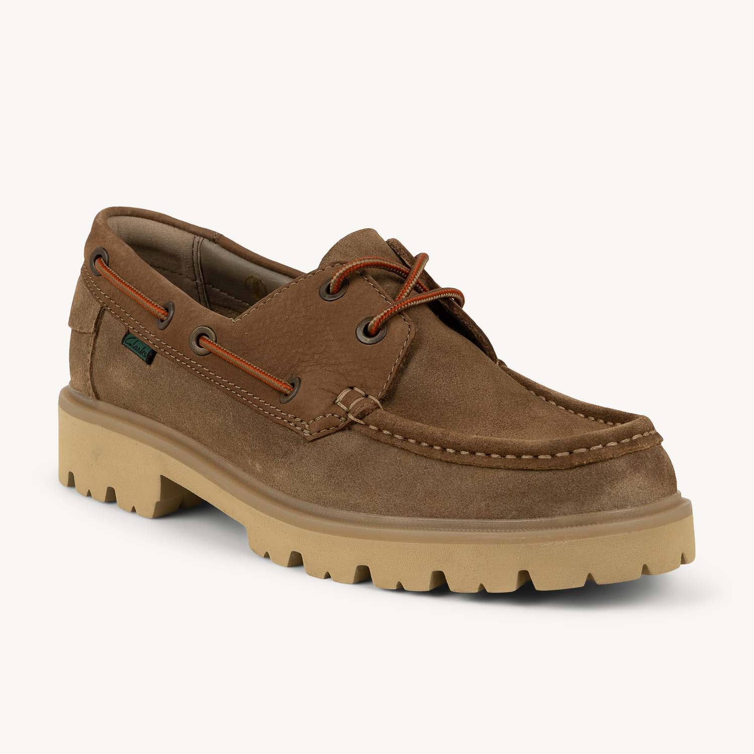 Chaussures bateau Homme CLARKS 26186178 CLEYHILL BOAT Marron