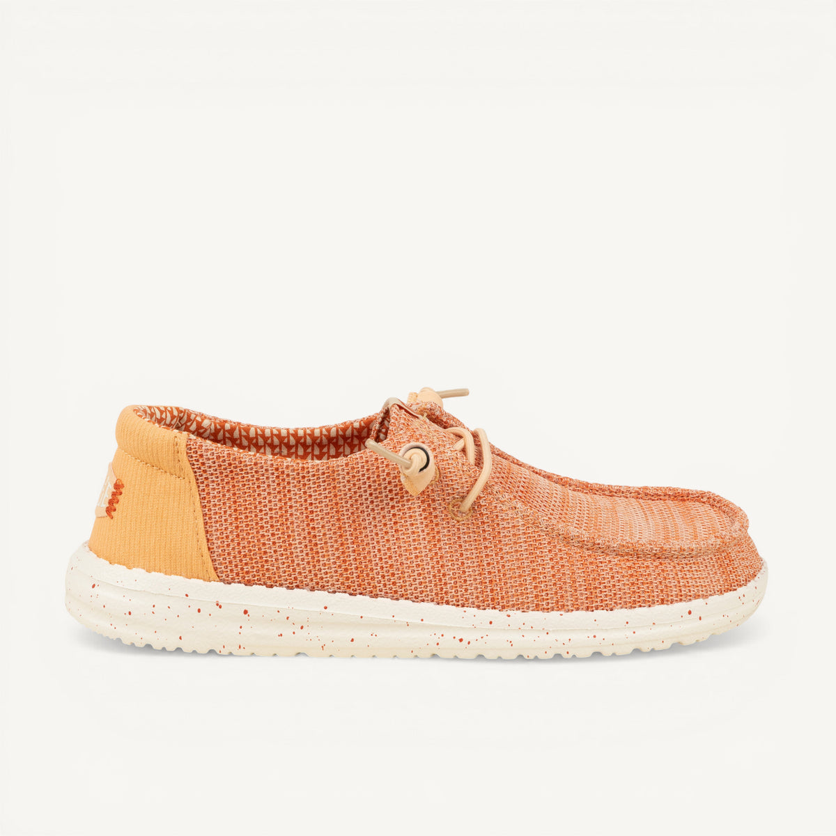 Chaussures bateau Femme HEYDUDE WENDY STRECH SOX Orange