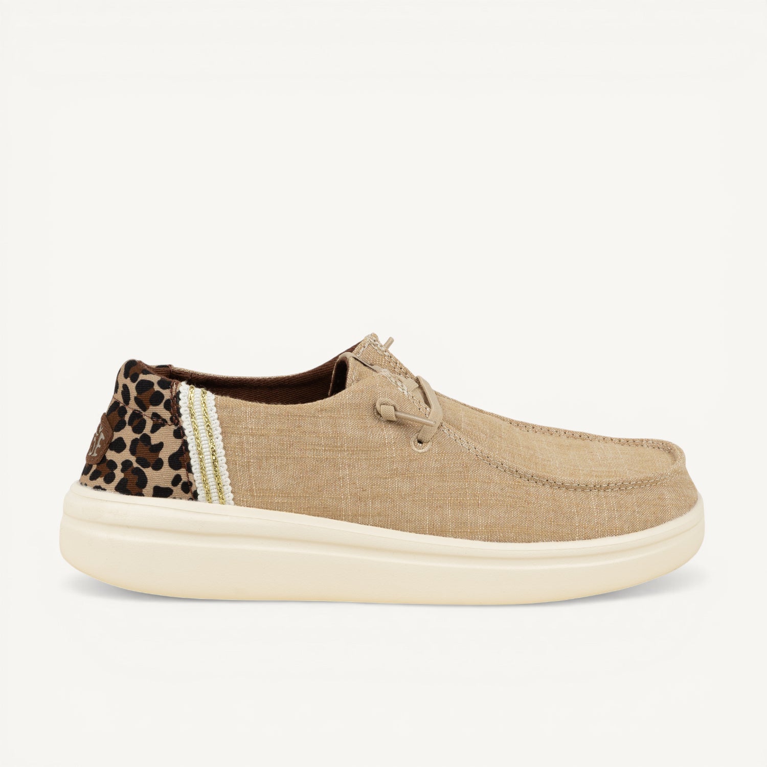 Chaussures bateau Femme DUDE 43780 - WENDY RISE ANIMAL Beige