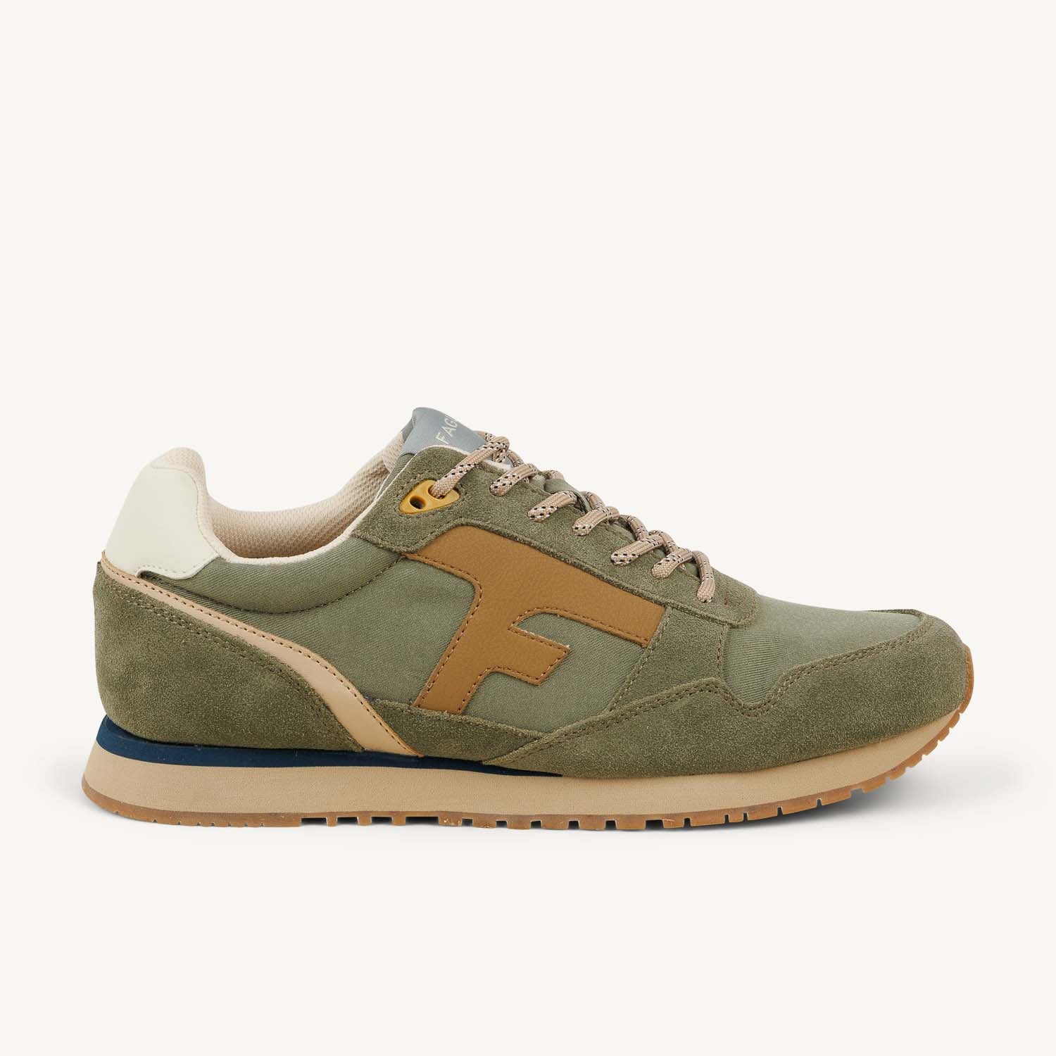 Baskets Homme FAGUO ELM-S26CG1201 Kaki