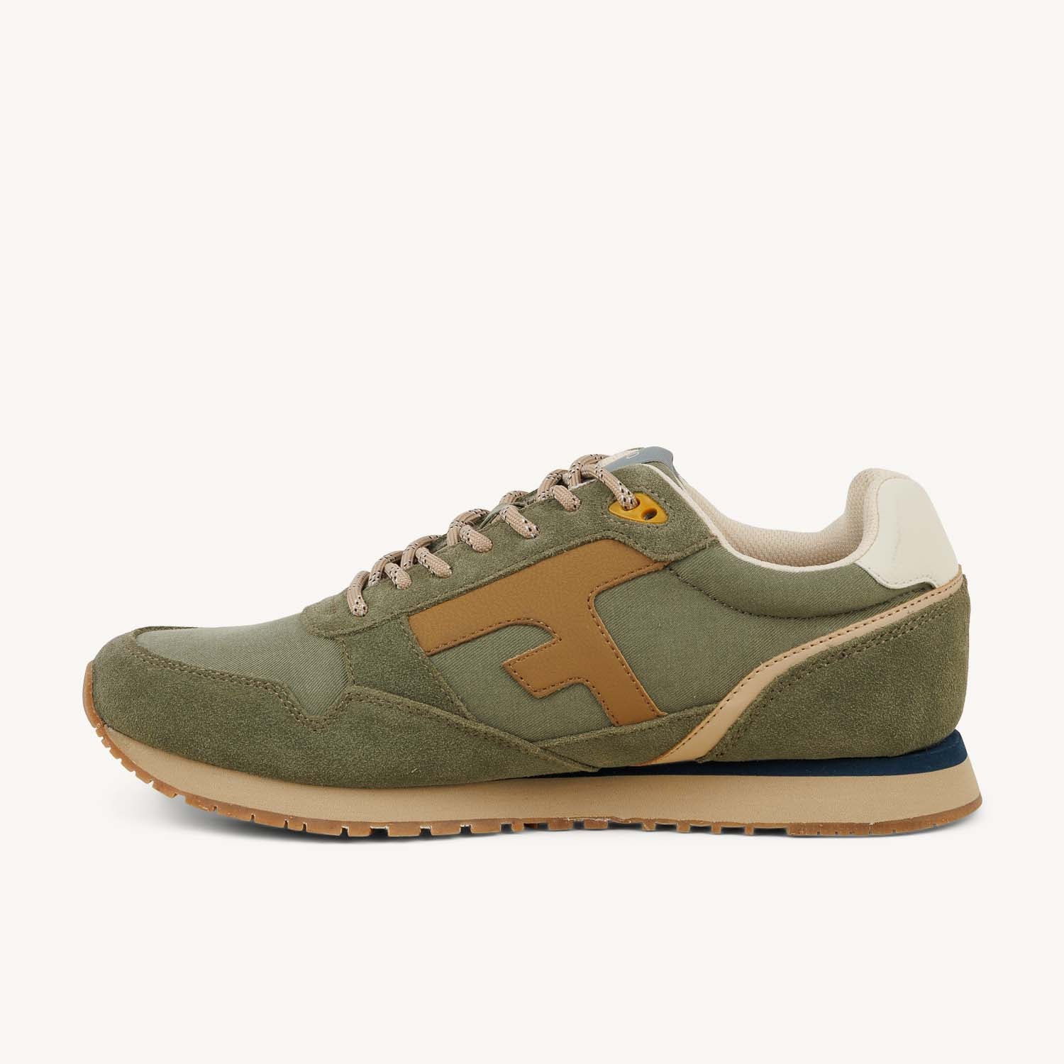 Baskets Homme FAGUO ELM-S26CG1201 Kaki