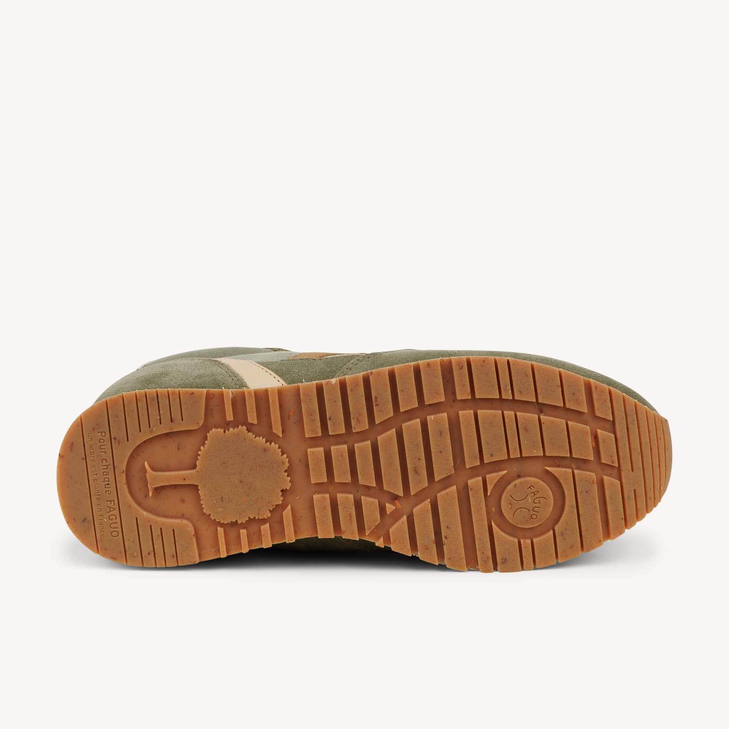 Baskets Homme FAGUO ELM-S26CG1201 Kaki