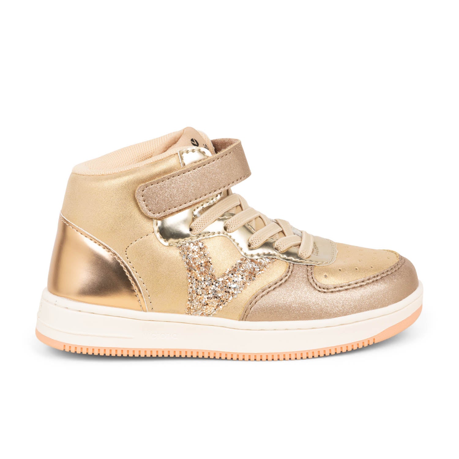 Sneakers Enfant VICTORIA TIEMPO METAL Beige