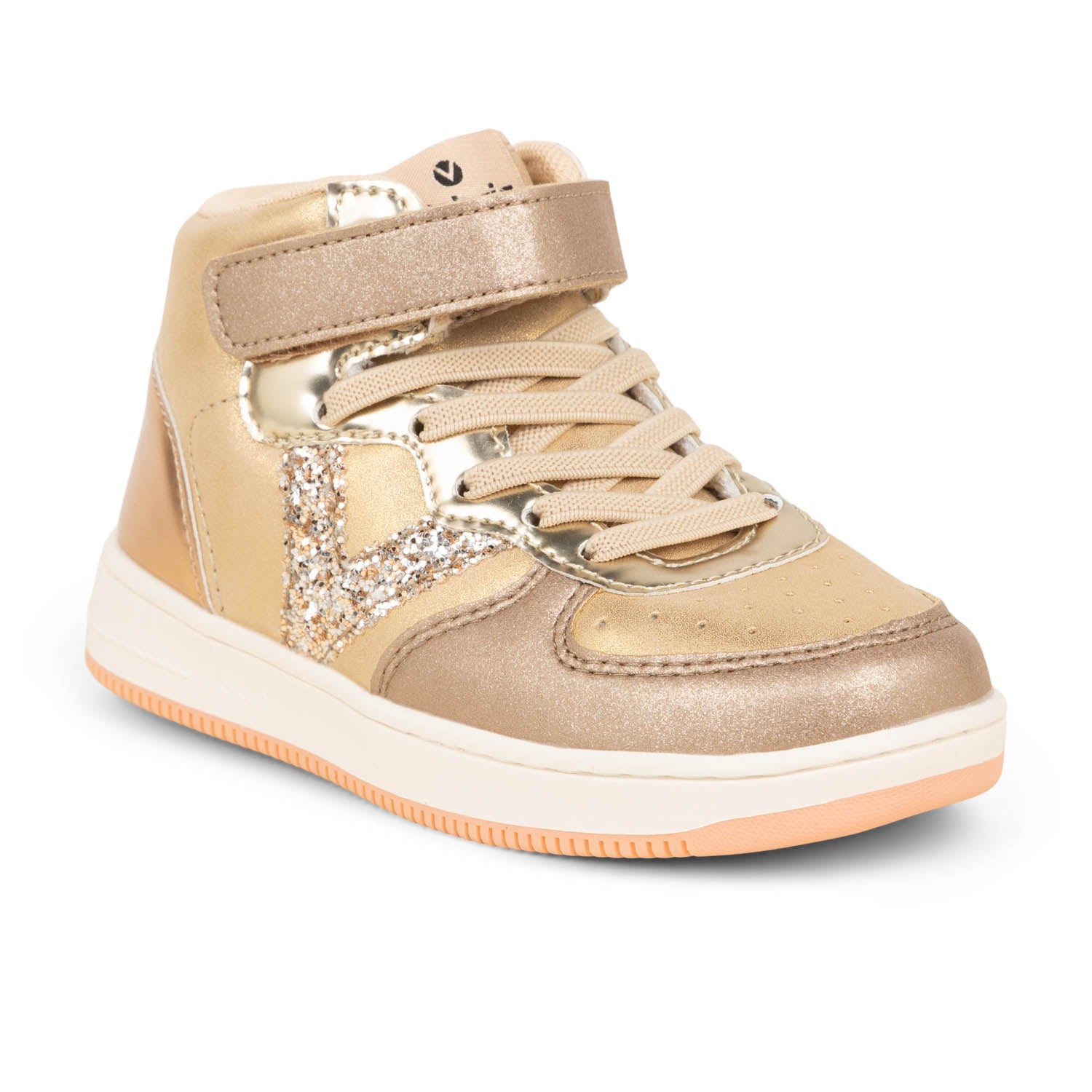Sneakers Enfant VICTORIA TIEMPO METAL Beige