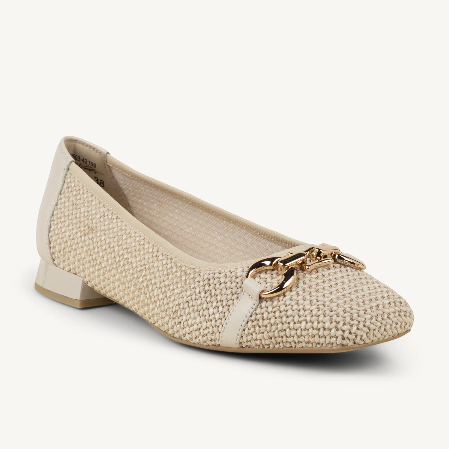 Ballerines et babies Femme CAPRICE CABRIZA Blanc