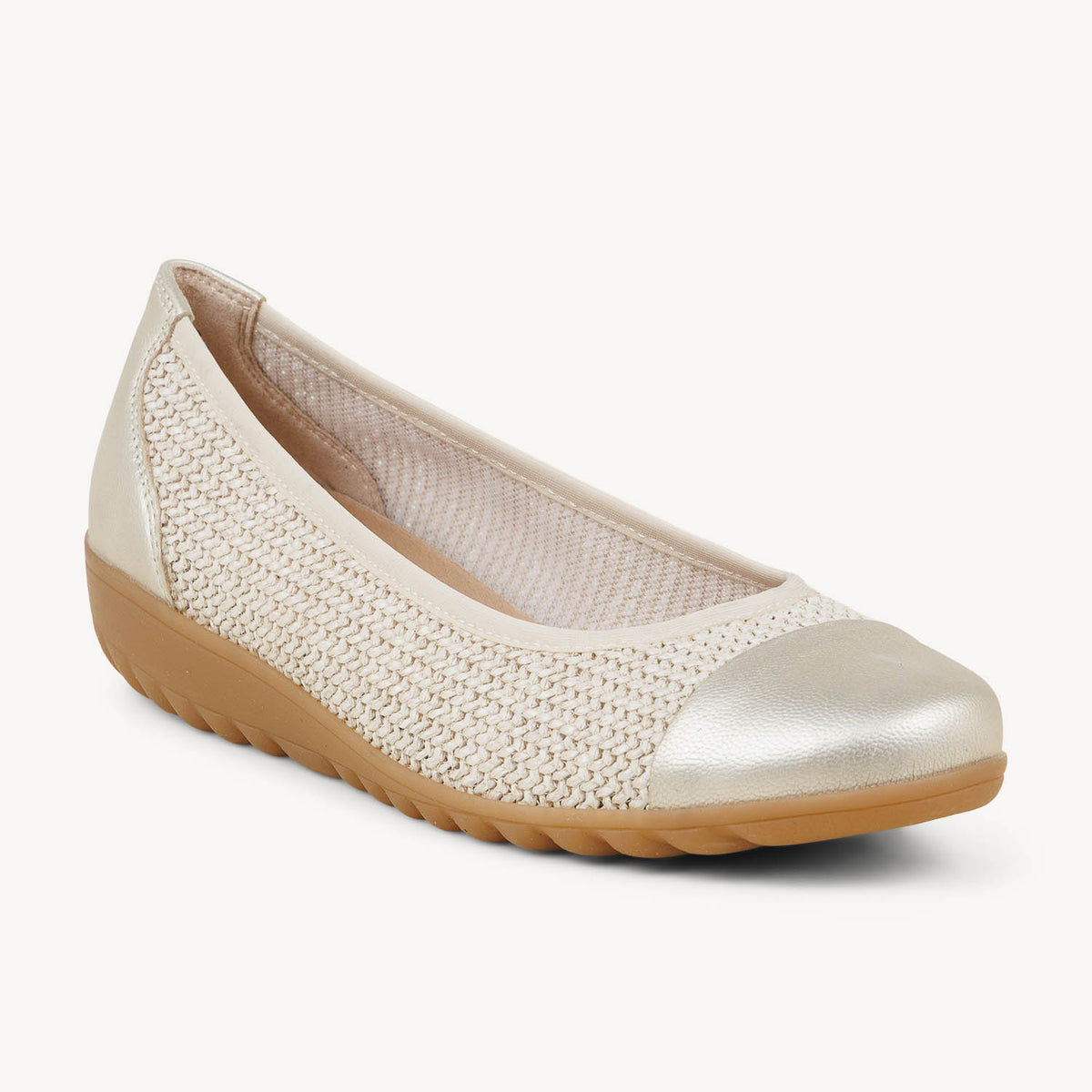 Ballerines et babies Femme CAPRICE 22123 - CAPITO Blanc