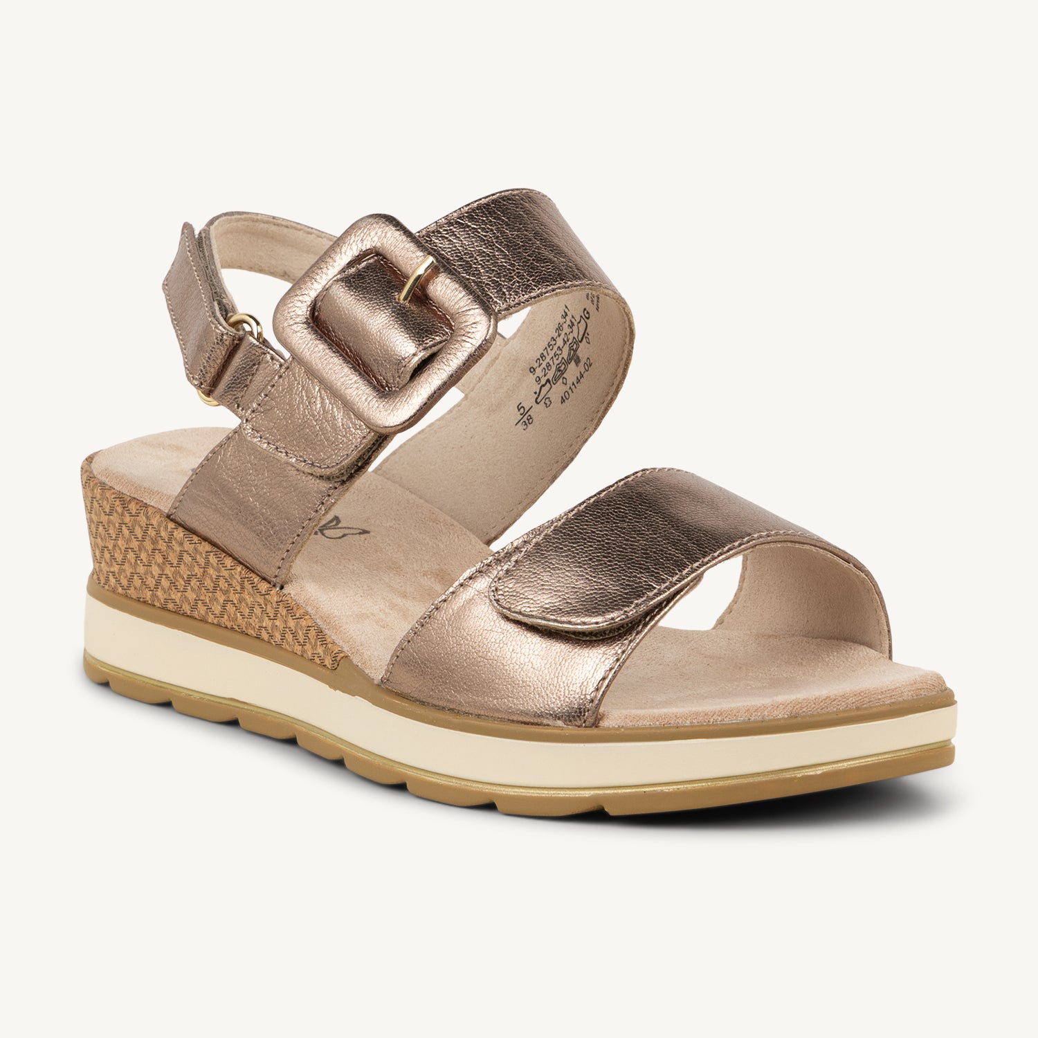 Sandales Femme CAPRICE 28753 - CAVENO Or/Bronze