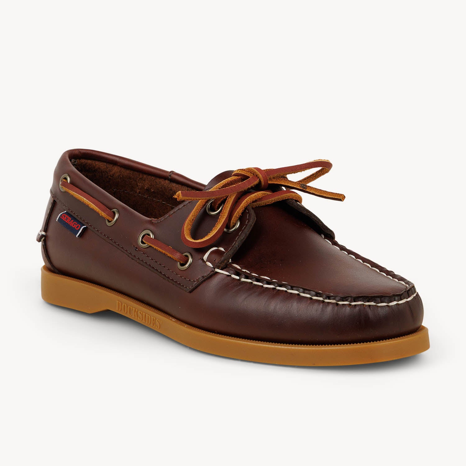 Chaussures bateau Femme SEBAGO PORTAND WAXED Marron