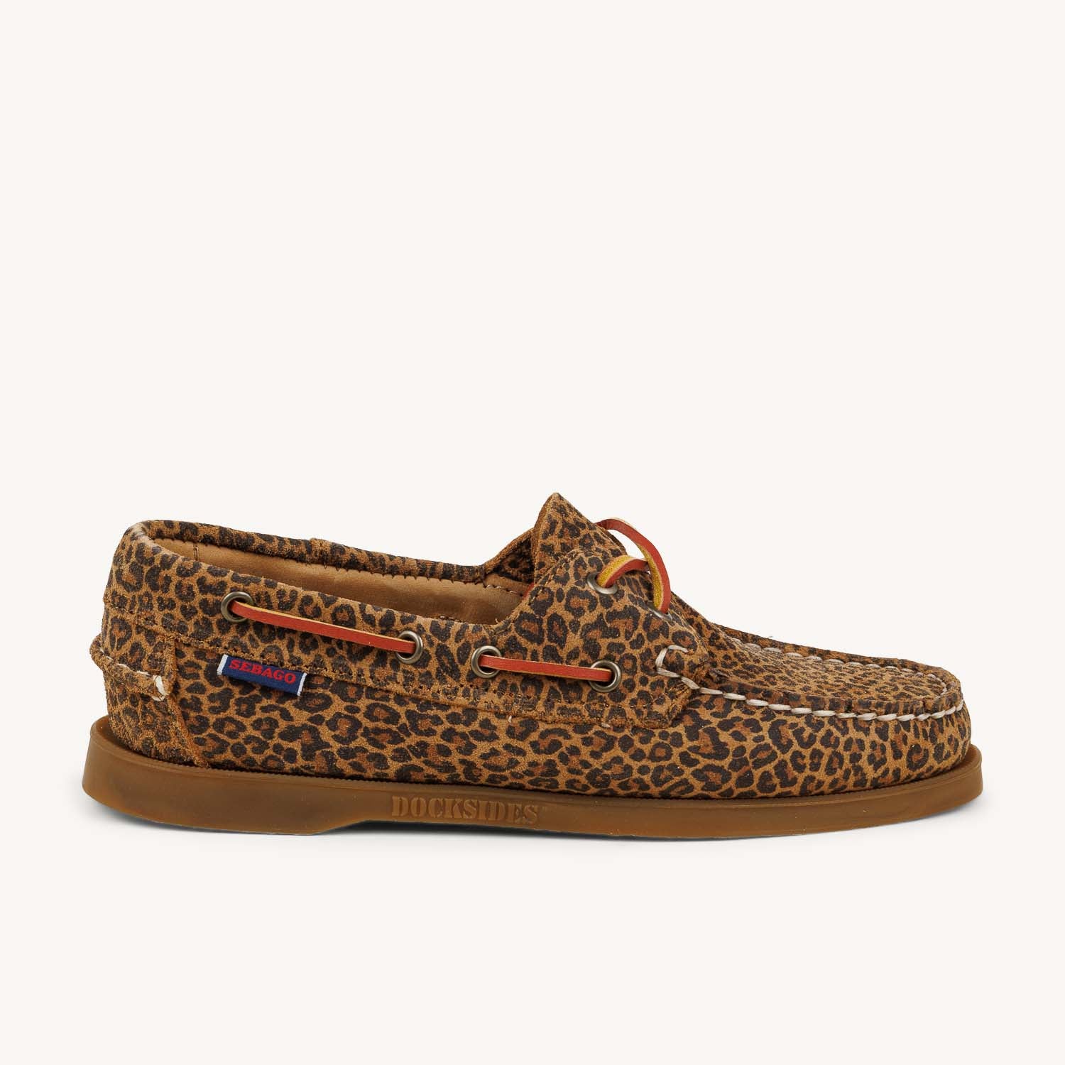 Chaussures bateau Femme SEBAGO PORTAND FLESH PRINT Marron