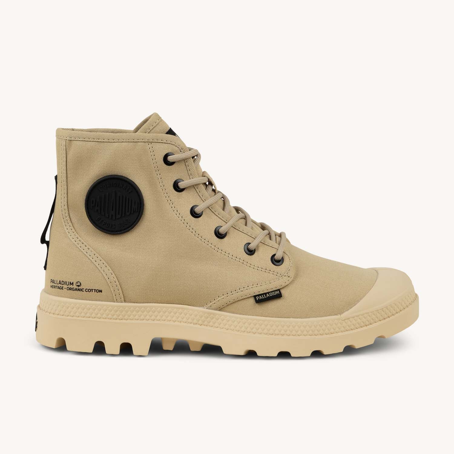Baskets Homme PALLADIUM PAMPA HI Beige