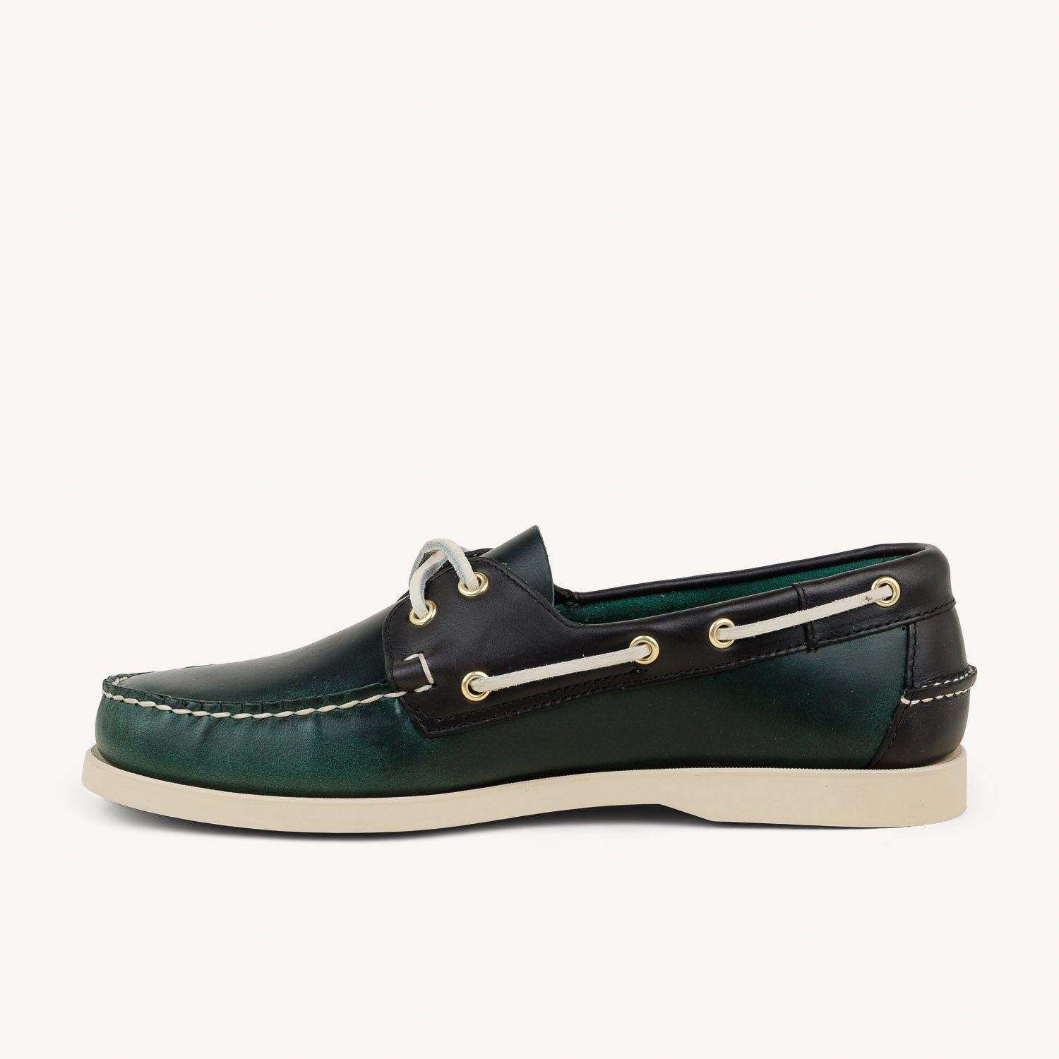 Chaussures bateau Homme SEBAGO PORTLAND WAXED Vert