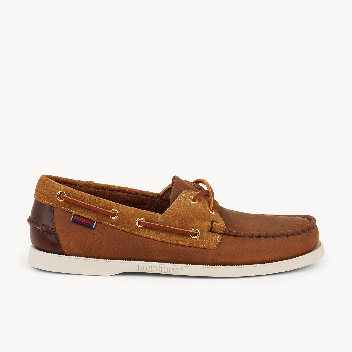 Chaussures bateau Homme SEBAGO PORTLAND MIXED Marron
