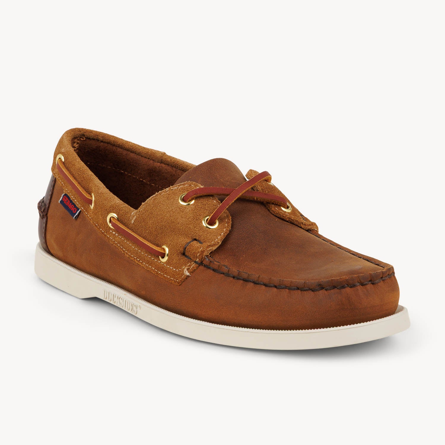 Chaussures bateau Homme SEBAGO PORTLAND MIXED Marron