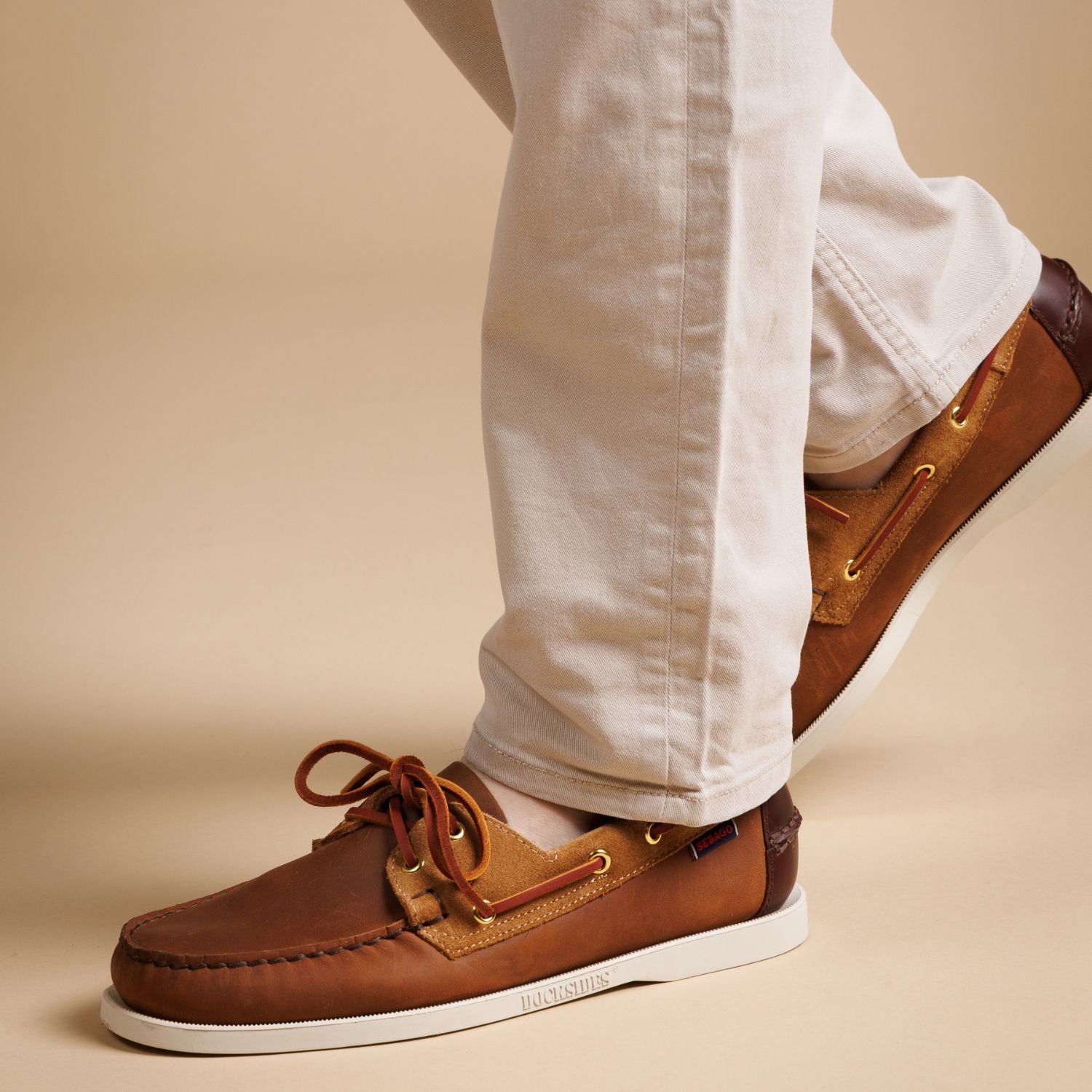 Chaussures bateau PORTLAND MIXED SEBAGO Homme Marron