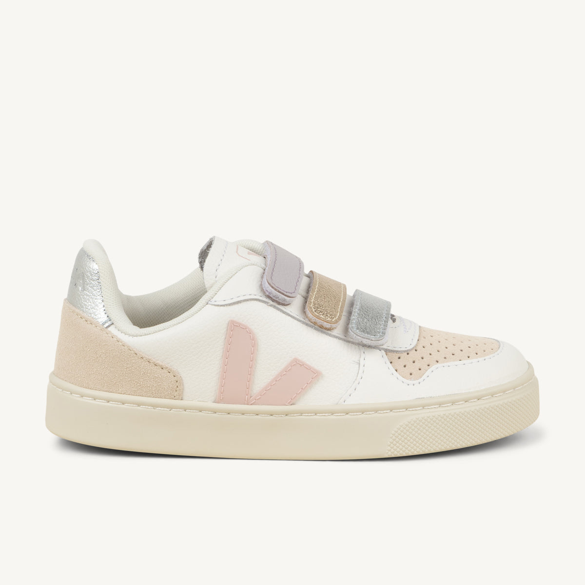 Sneakers Enfant VEJA SMALL V10 Blanc