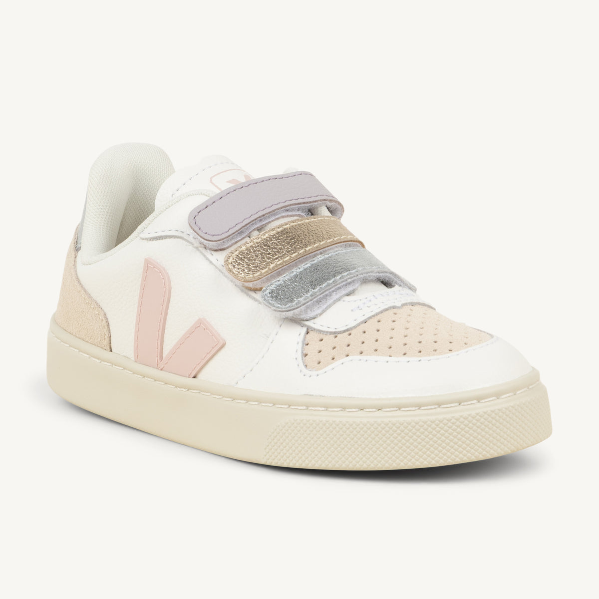 Sneakers Enfant VEJA SMALL V10 Blanc
