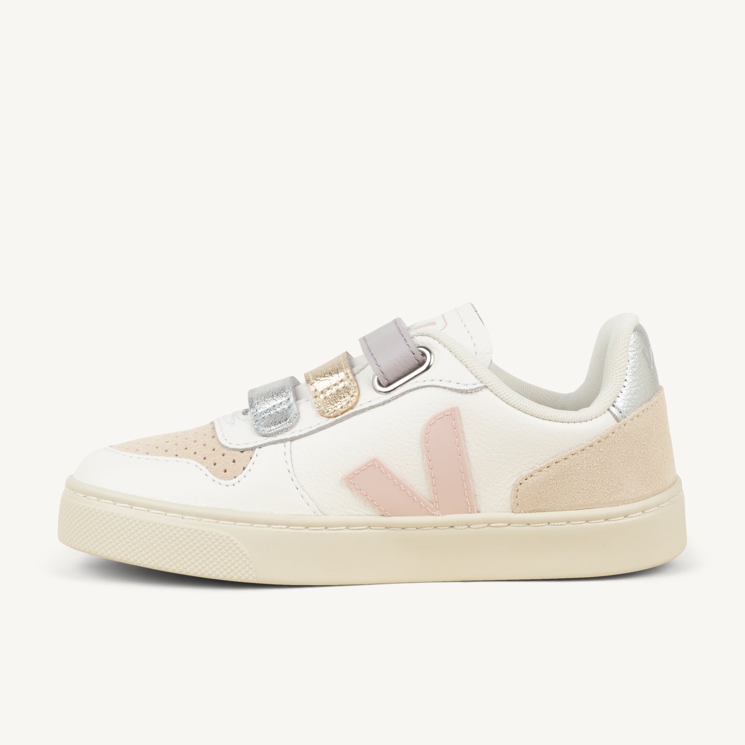 Sneakers Enfant VEJA SMALL V10 Blanc