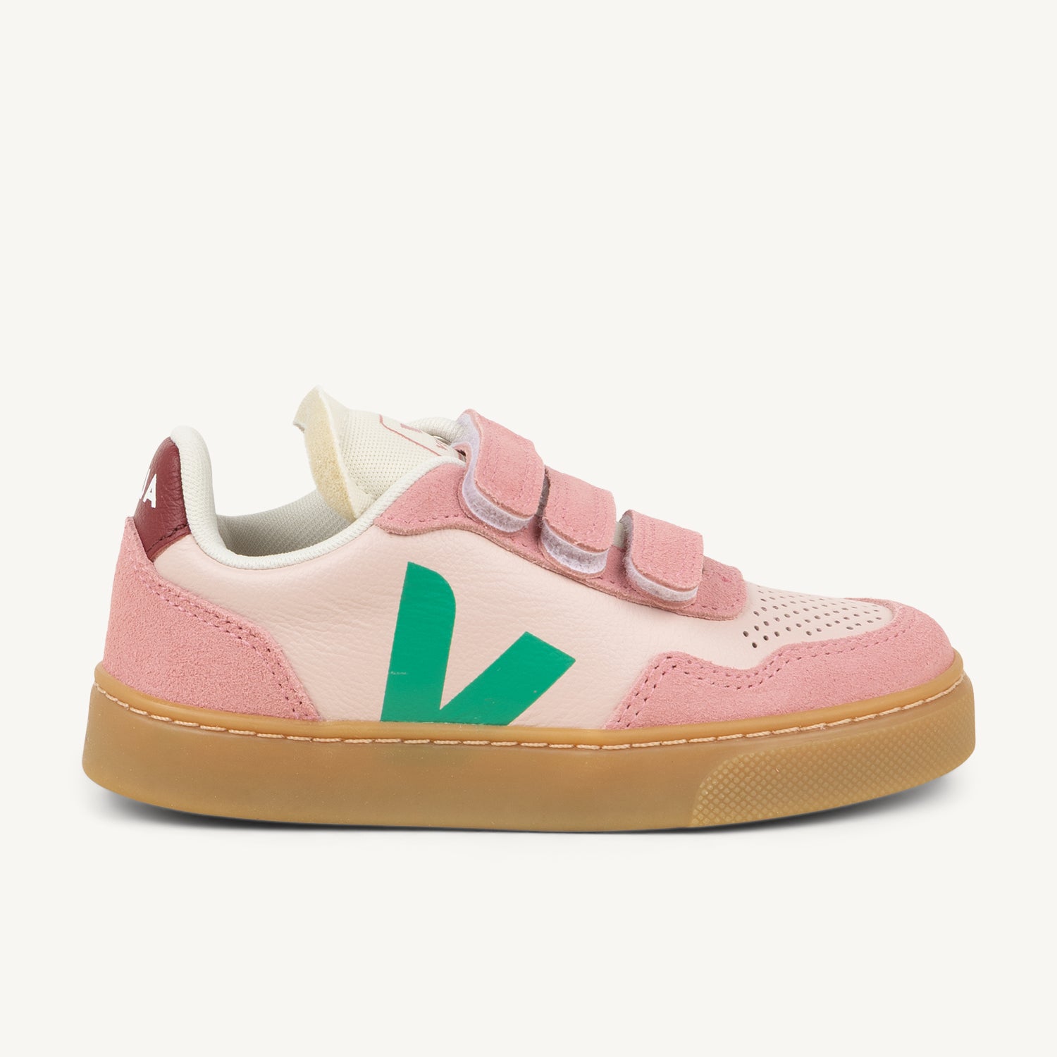 Sneakers Enfant VEJA SMALL V90 Rose