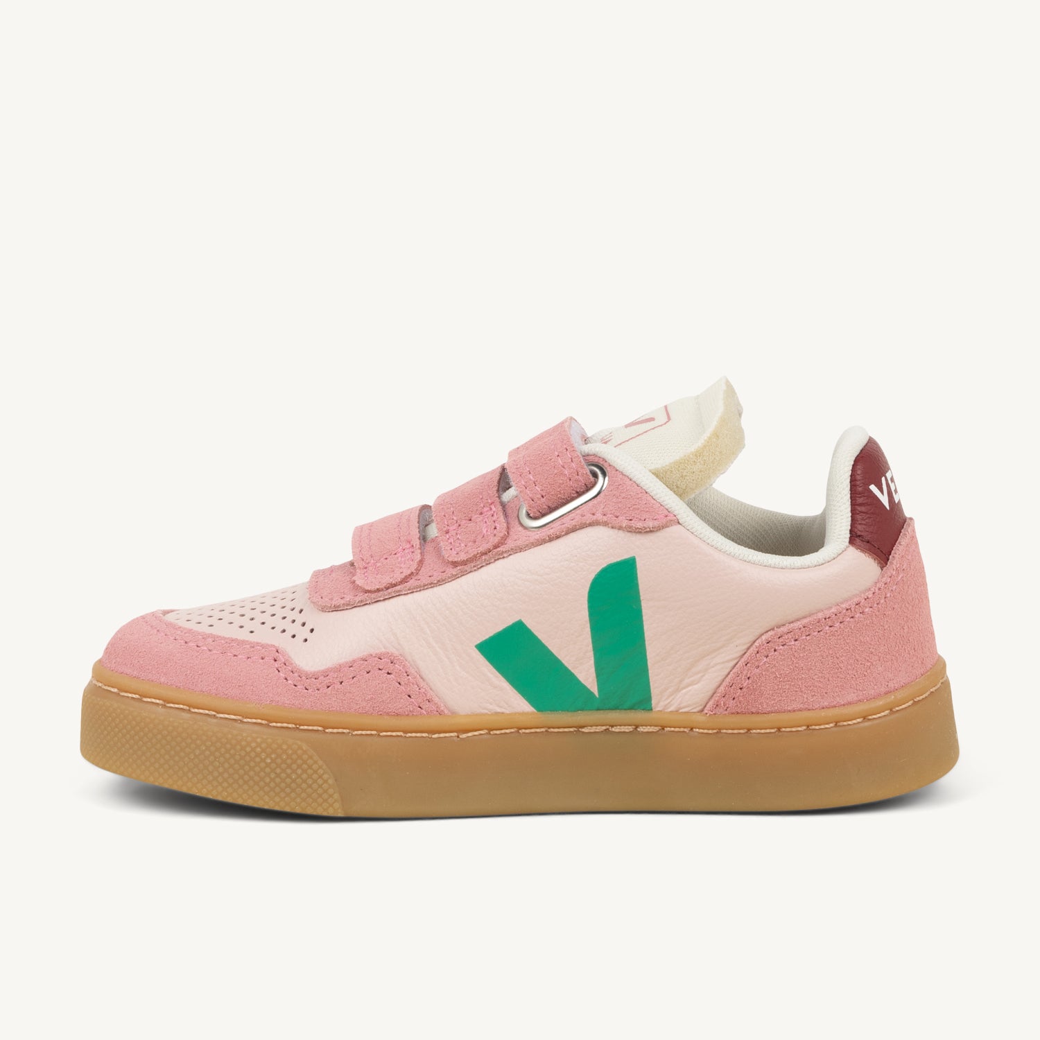 Sneakers Enfant VEJA SMALL V90 Rose