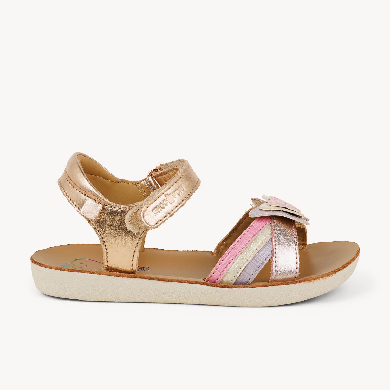 Sandales Enfant SHOO POM GOA FLY Rose