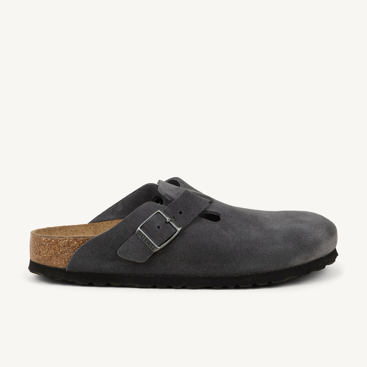 Mules Femme BIRKENSTOCK BOSTON Gris
