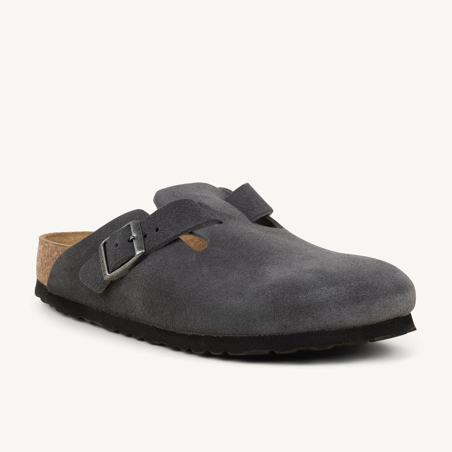 Mules Femme BIRKENSTOCK BOSTON Gris