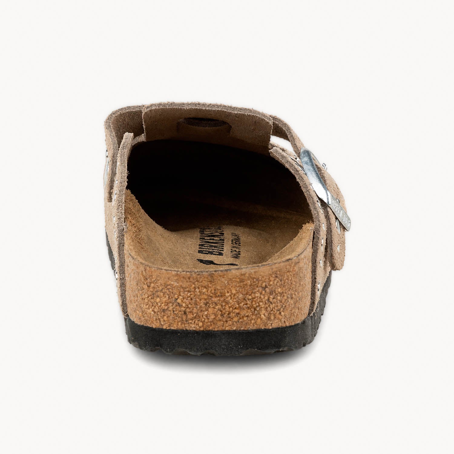 Mules Femme BIRKENSTOCK BOSTON RIVET Beige